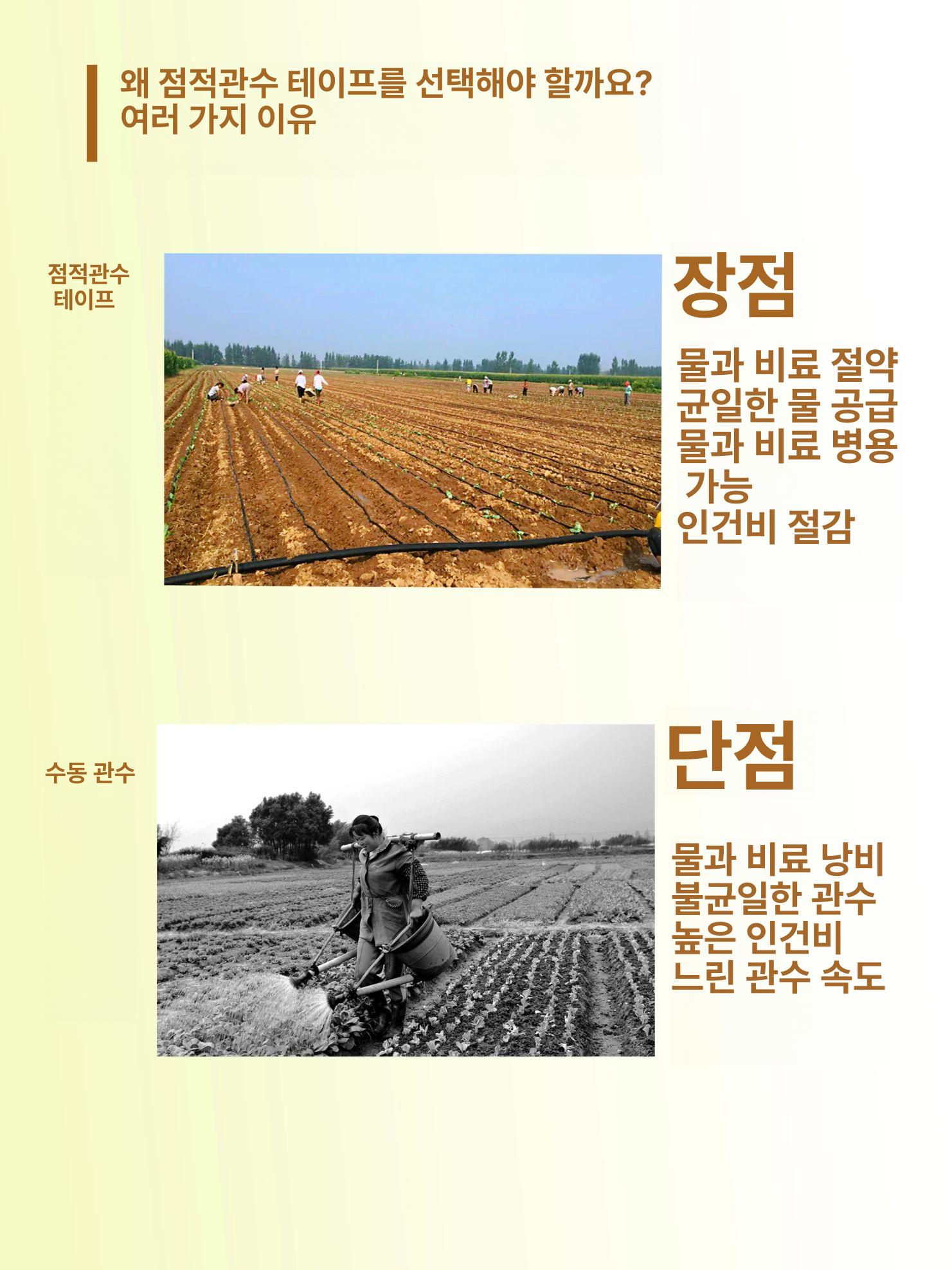 분수 점적호스 농업용호스 농자재 권취기 점적테이프 파이프 관수자재 온실 두께 - 상세 이미지 5