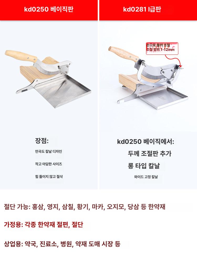 절단기 약작두 손작두 미니작두 약초작두 한약 무쇠 약재용 여물 컷팅 전용 다용도 - 상세 이미지 3