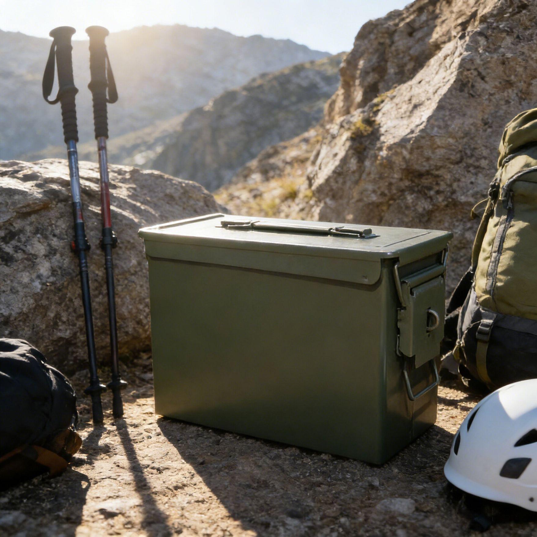 대형 미군탄통 보관함 탄약통 수납함 탄피 공구통 야전 탄박스 미군박스 이미지 7