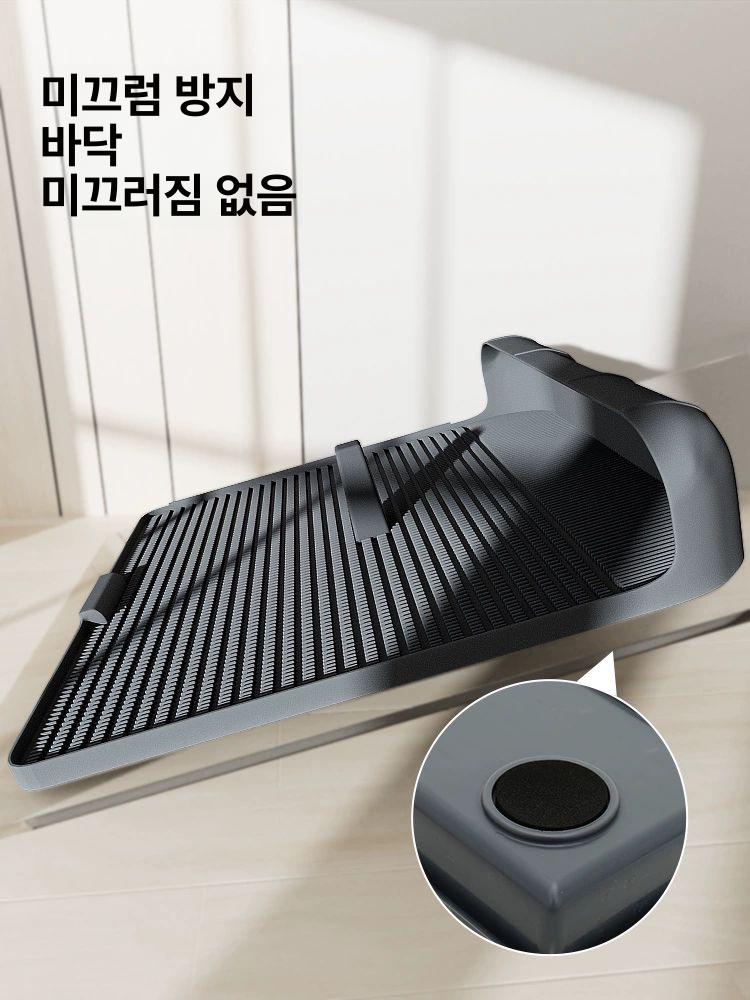 중형 강아지실리콘배변판 세척가능 애견 재사용 배변매트 방지 반려견 깔판 애완견 - 상세 이미지 4