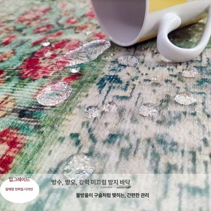 아이데이션 러그 페르시안 대형 빈티지 카펫 모로코 미끄럼방지 터키 북유럽 양탄자 - 상세 이미지 5