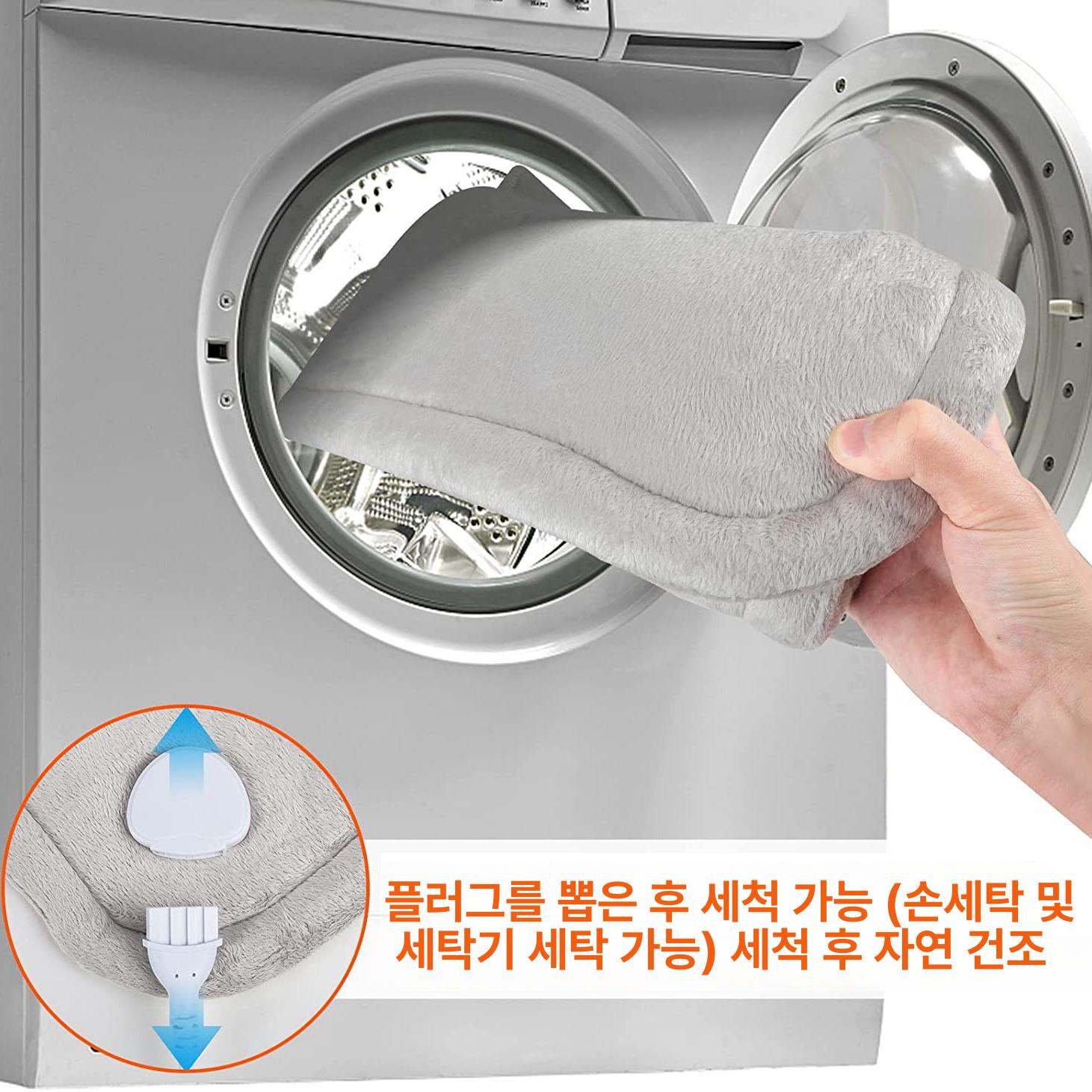 근적외선 찜질기 온열 패드 목 어깨 허리 복부 발열 핫팩 전기 매트 따뜻한 찜질 - 상세 이미지 5