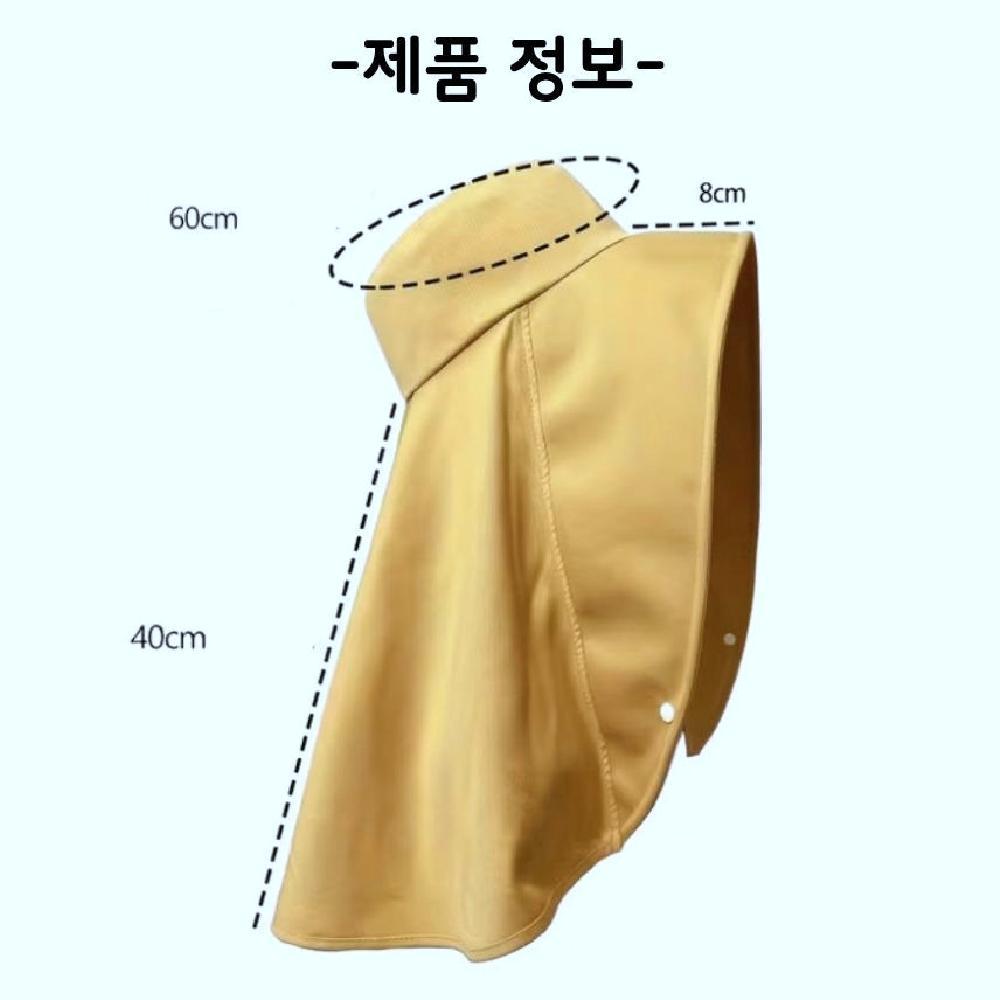 썬캡 여름 모자 해변 일 플랩캡 여성 물놀이 풀커버 챙모자 등산 자외선차단 - 상세 이미지 2
