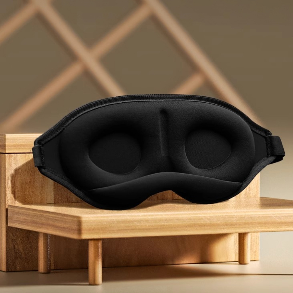 프리미엄 3D 고급 메모리폼 수면안대 불면증 햇빛 불빛 차단 숙면 낮잠 꿀잠 기내 안대 - 상세 이미지 3