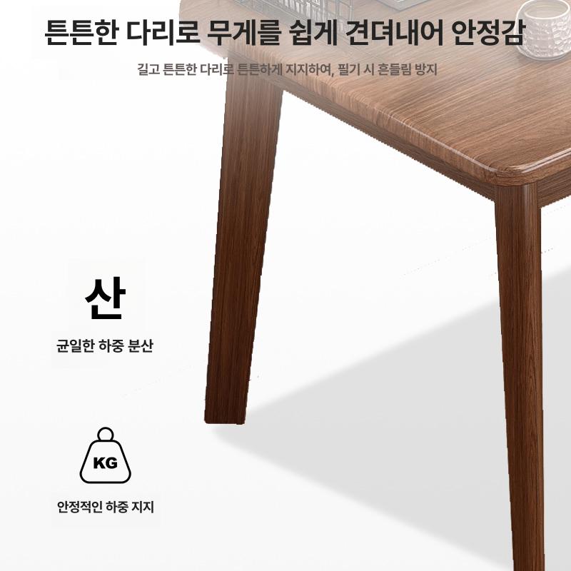 원목 책상 공부용 침실 거실 컴퓨터 사무 학생 멀티탁자 원룸 데스크 - 상세 이미지 5