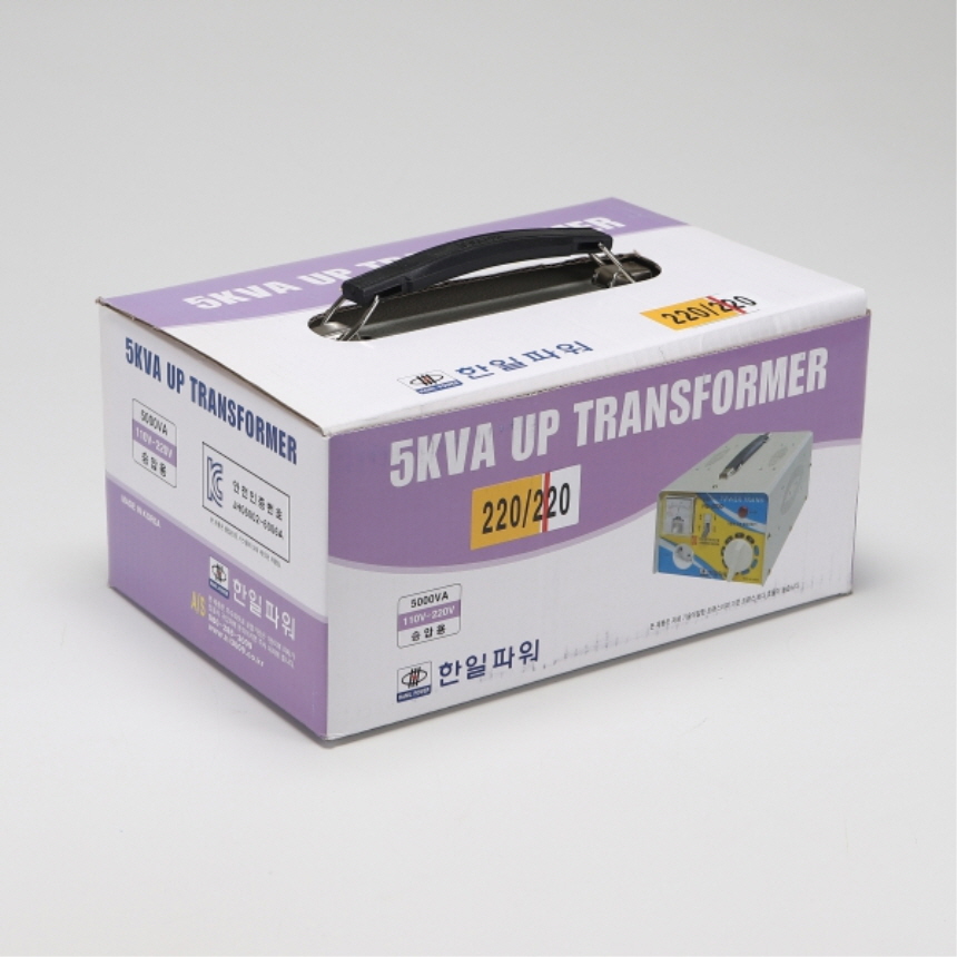 가정용 소형 변압기 HU-5000 5000VA 220V 오도 오토트랜스 한일파워 - 상세 이미지 4