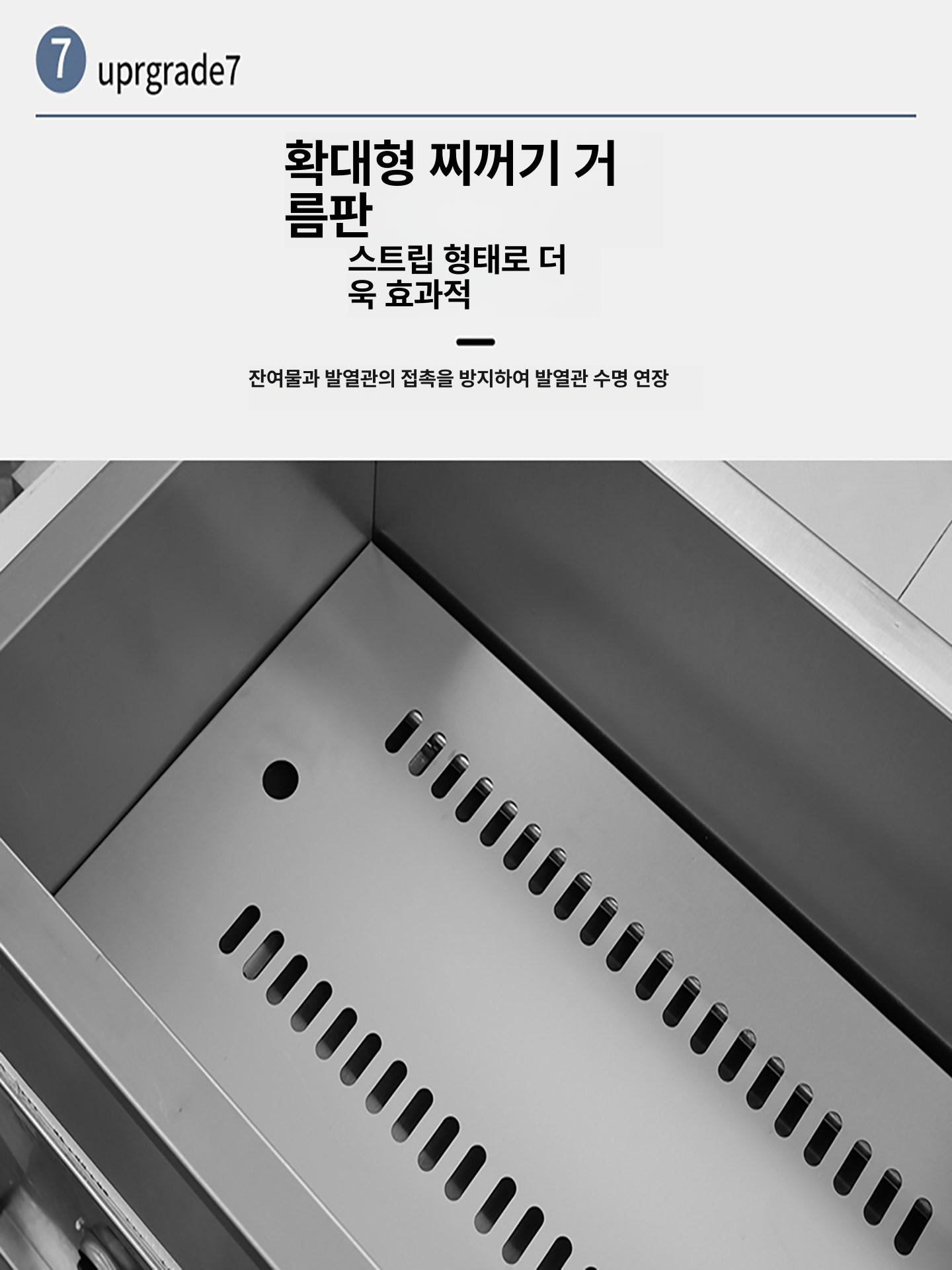 대용량 업소용전기튀김기 상업용 영업용 식당 탁상형 분식집 프라이어 전기식 - 상세 이미지 4