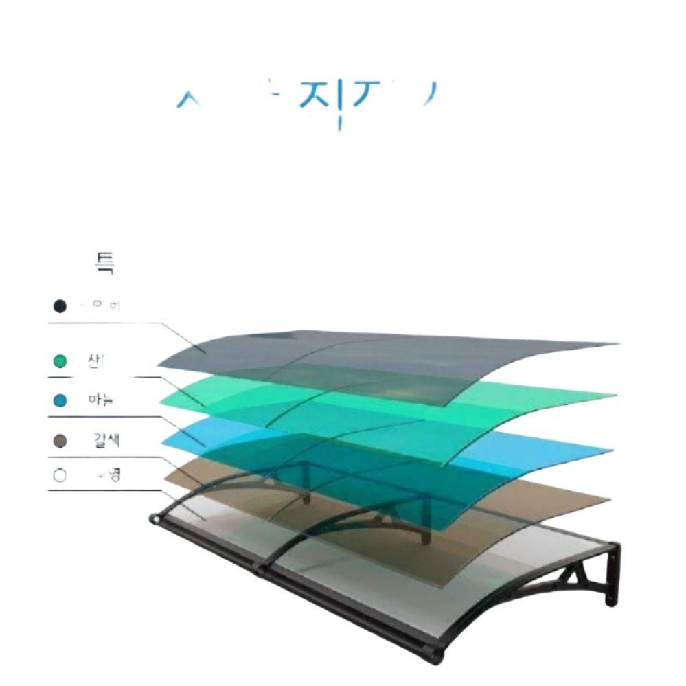 차양 주차장 발코니 지지대 건설현장 투명 천장 빗물받이 지붕 캐노피 도구 강철 리프트 부품 - 상품 이미지