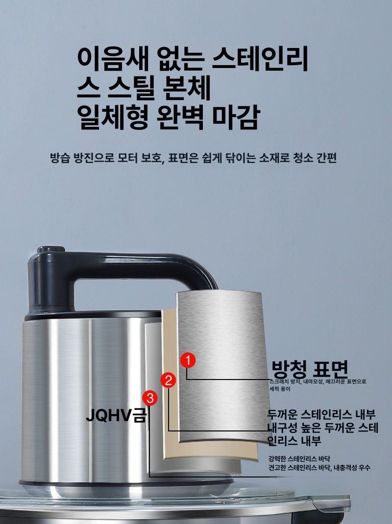 10L 푸드프로세서 업소용 블렌더 야채 상업용 믹서기 모터 다지기 칼날 분쇄기 - 상세 이미지 5