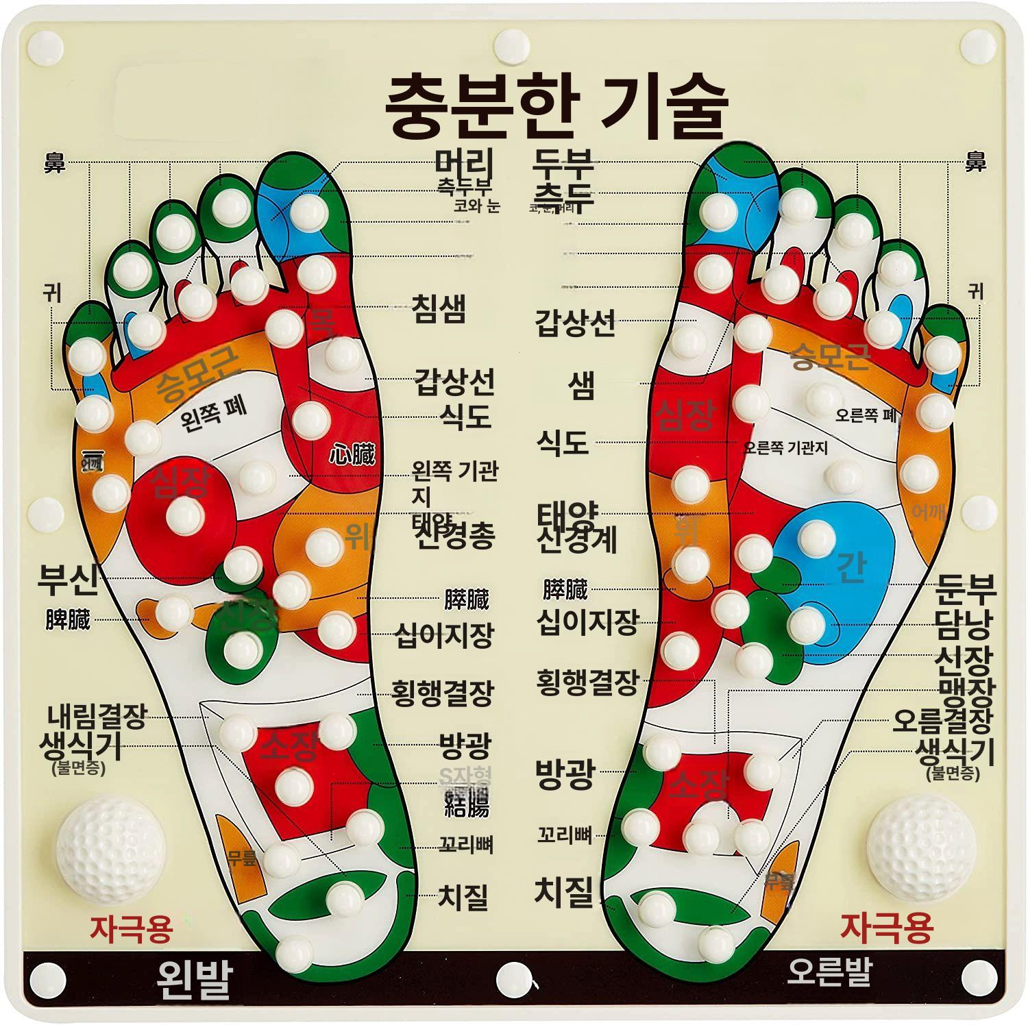 일본 보드 발바닥 여행 지압판 사무실 경혈매트 실내화 마사지기 발지압 선물 풋 - 상세 이미지 3