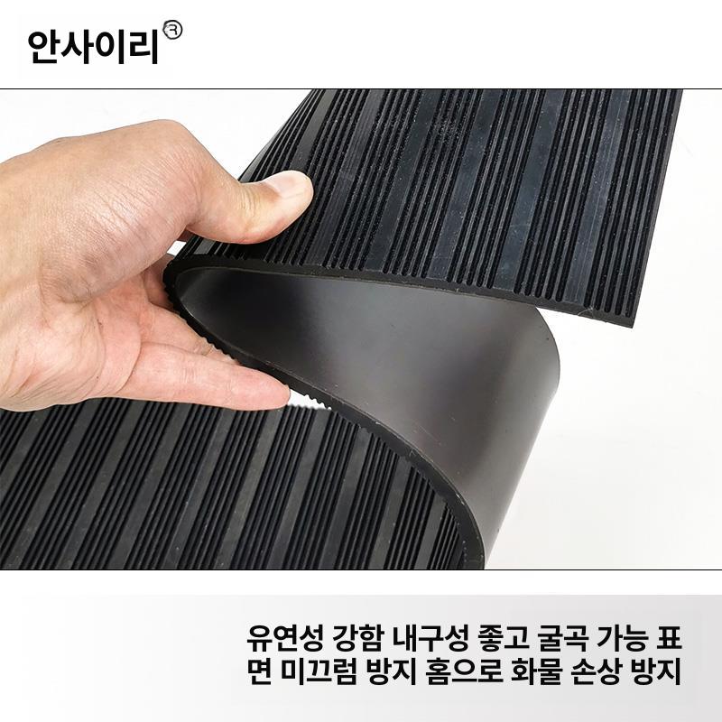 우레탄 지게발커버 중장비 매트 덧발 고무커버 덮개 소모품 손상 방지 지게차발 가드 - 상세 이미지 3