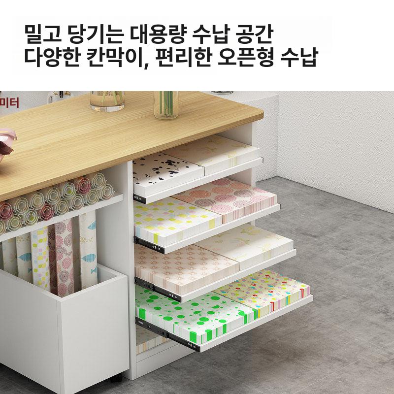 선반 꽃집작업대 진열대 화분 원예 스탠드 정리대 포장대 수납장 앵글 꽃가게 - 상세 이미지 3