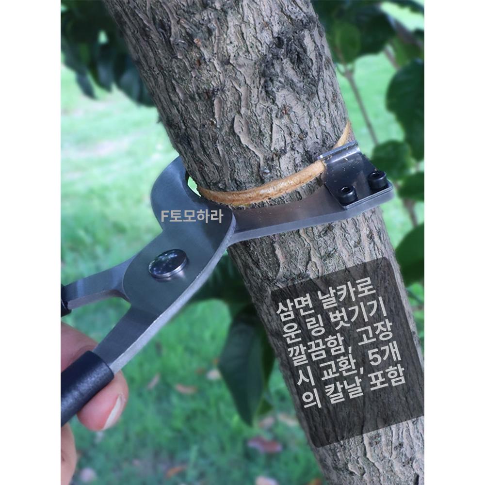 과수원 나무껍질 제거기 사과 배 자두나무 박피도구 링클리퍼 원예 정원용 가지 고리 절단 수확 작업용 - 상세 이미지 4