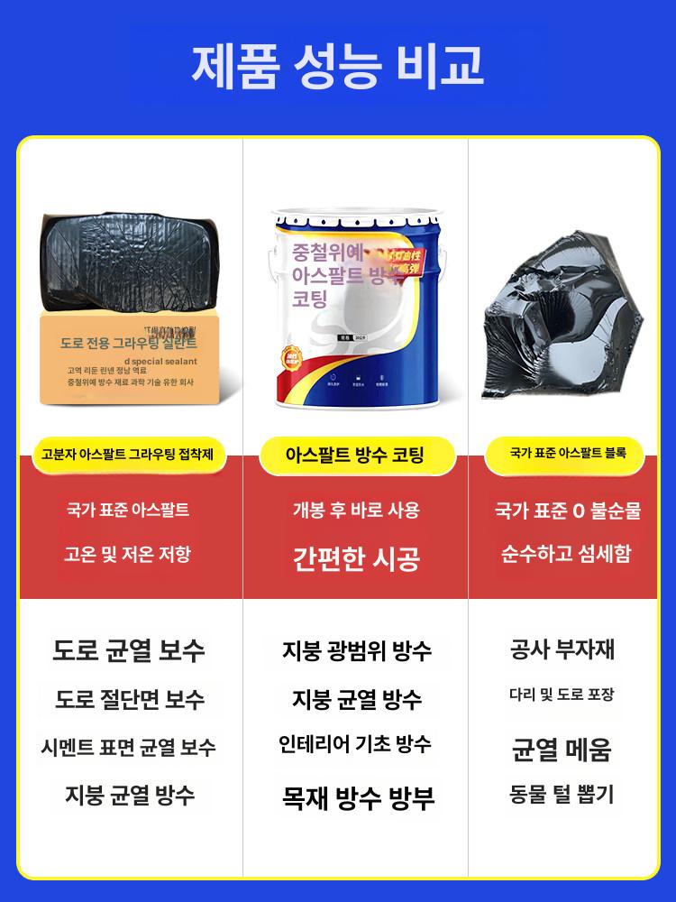 칩필 아스팔트 포장 보수 수리 주차장 조인트 공사 지붕 누수방지 도로 실란트 외벽 - 상세 이미지 5