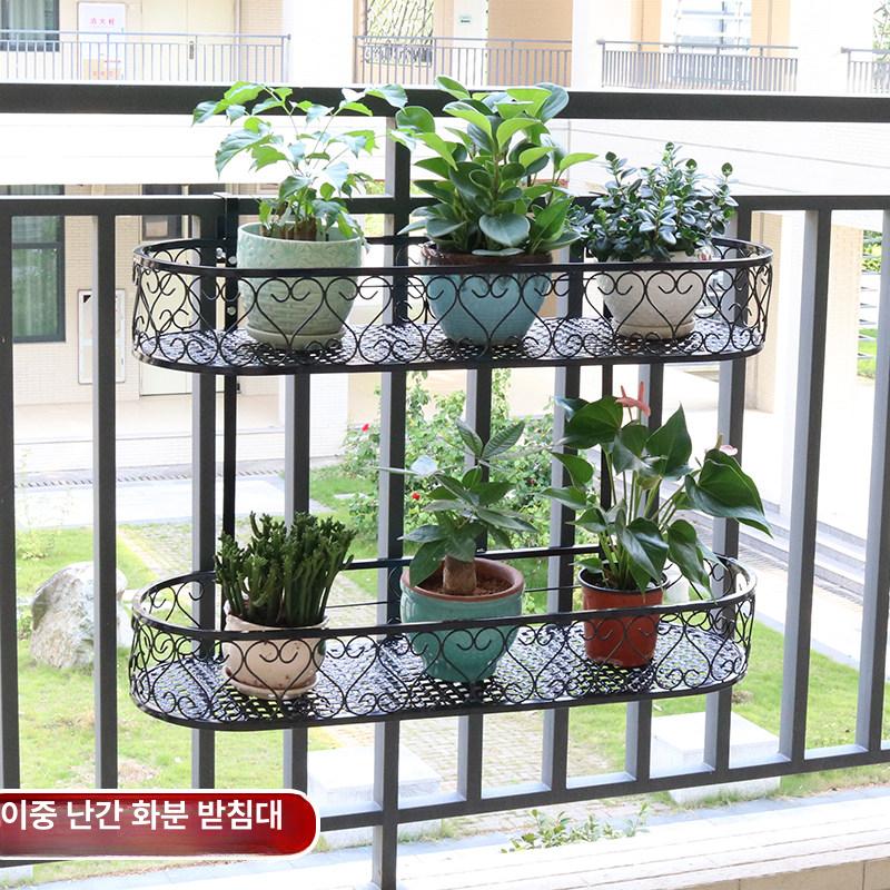 선반 난간걸이 받침대 진열대 정리대 화분걸이 걸이대 베란다걸이 - 상세 이미지 3