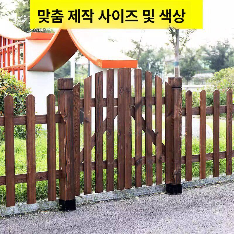 원목 나무대문 시골 방부목 정원 울타리 펜스 출입문 아치문 단문 야외 게이트 목재 - 상세 이미지 3