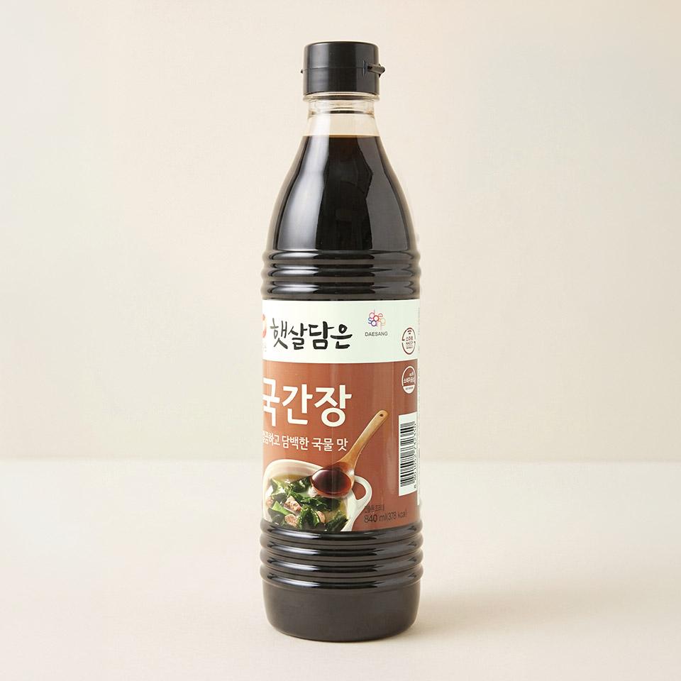 메가마트 대상 청정원 햇살담은 자연숙성 국간장 840ml - 상세 이미지 2