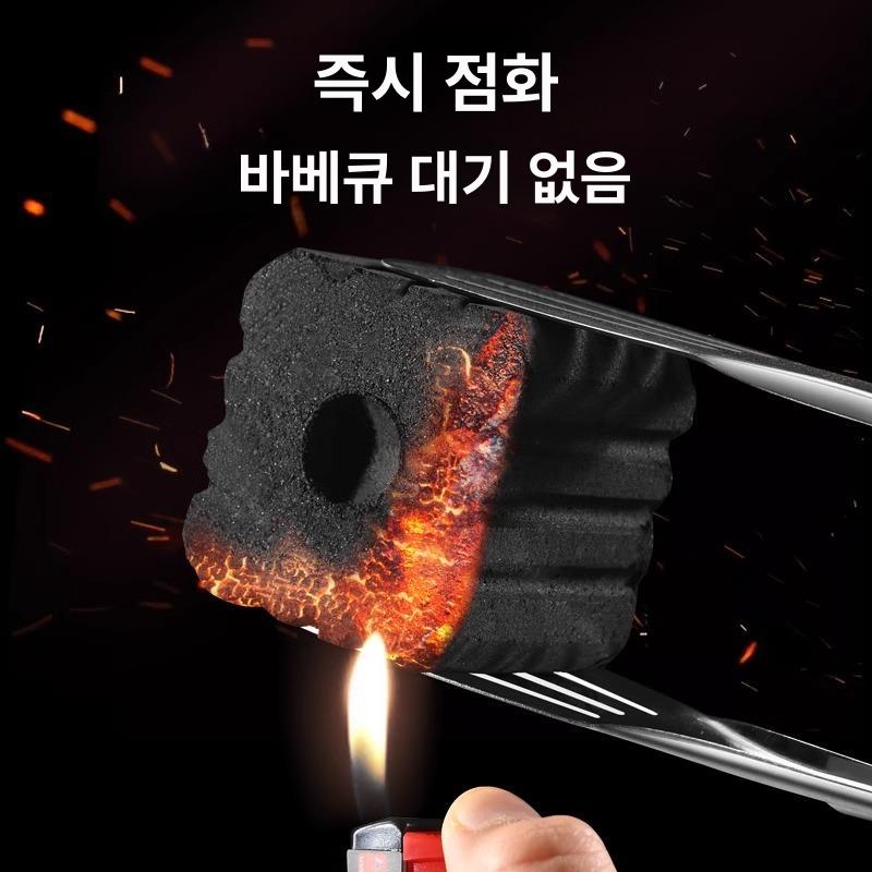 돌판 화로구이 자연석 사각 구이팬 고기 캠핑 돌구이판 구이용 바베큐 - 상세 이미지 3