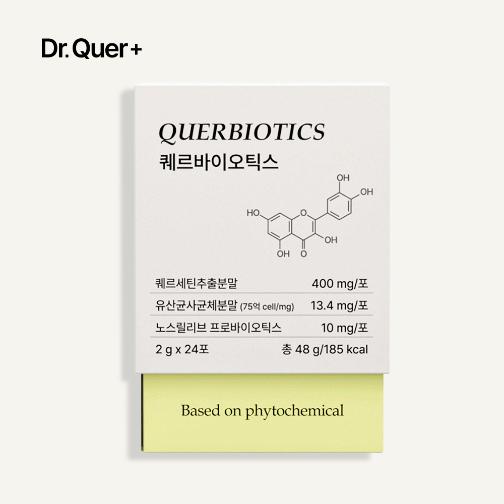 닥터퀘르 퀘르바이오틱스 퀘르세틴 브로멜라인 잔타닌 소포레틴 노스릴리브 유산균 사균체 케르세틴 - 상품 이미지