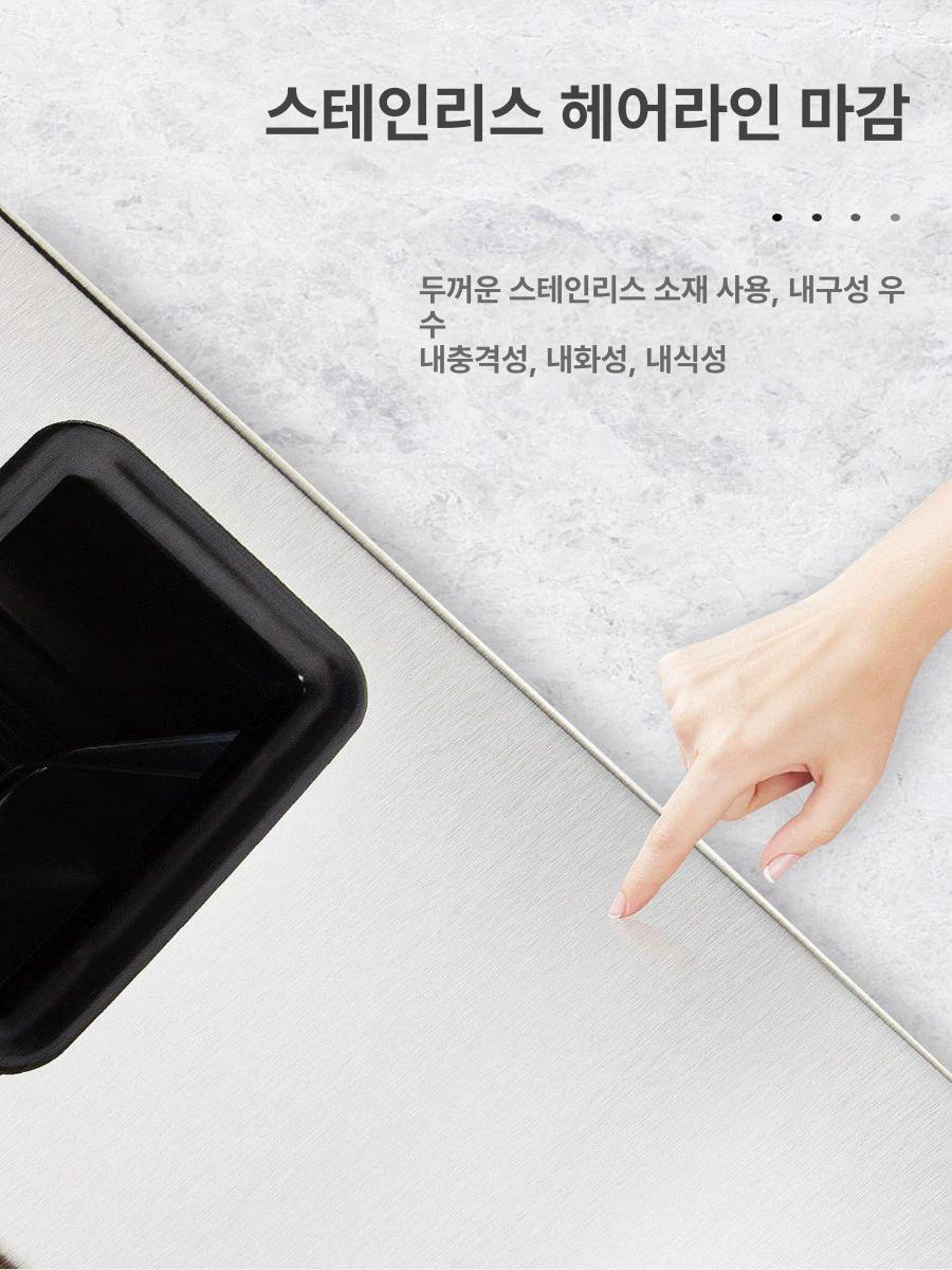 스텐 재떨이 구역 야외용 담배꽁초 실외 꽁초통 흡연부스 로비 식당 정원 휴게소 장소 - 상세 이미지 5