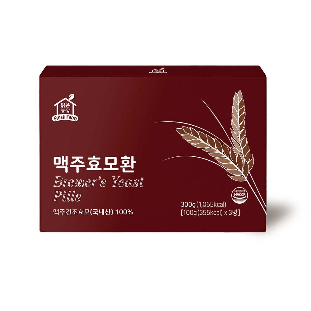 맑은농장 국내산 맥주효모 환 세트 100g x 3개입 이미지 8