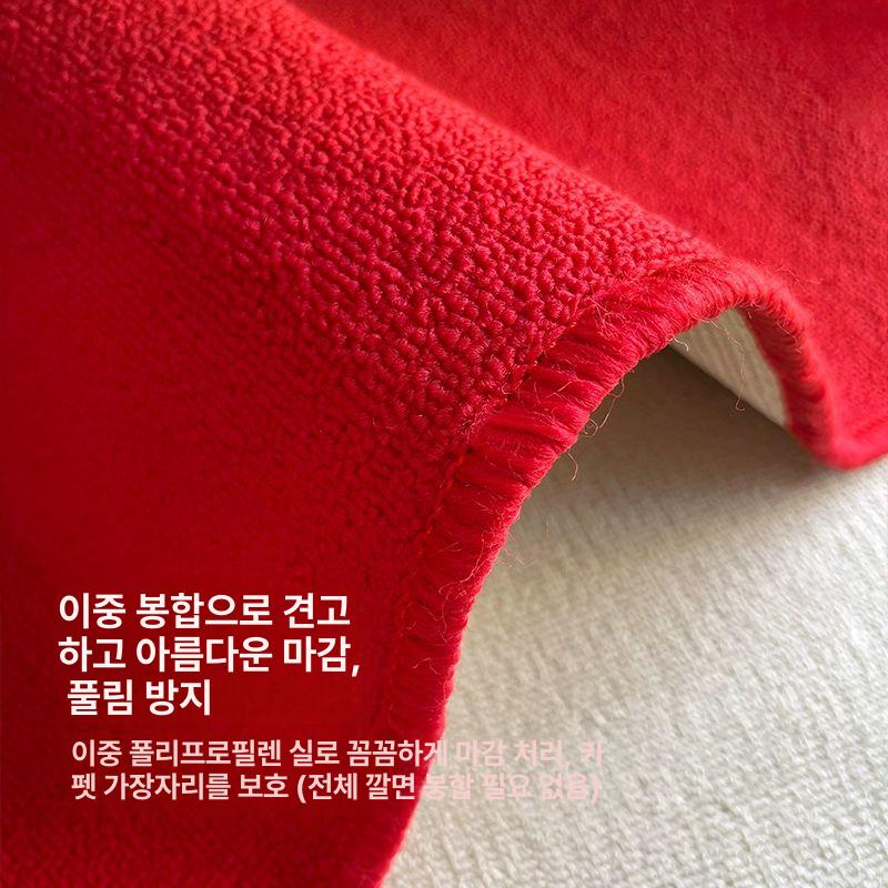 거실 큰 러그 방음 단열 매트 사무실 욕실 넓은 바닥재 화이트 쿠션 - 상세 이미지 5