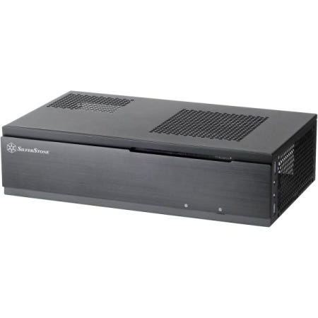 [해외]실버스톤 텍 0.8mm 강철 본체 미니-ITX 미디어 센터HTPC 컴퓨터 케이스 알루미늄 ML06B