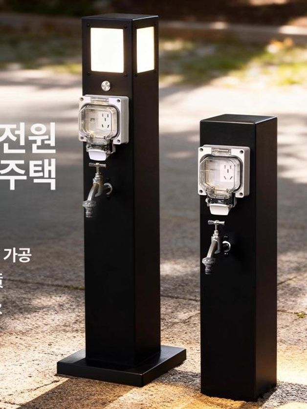 부동수전 정원수도꼭지 야외 기둥 실외 디자인 레트로 사이즈 부동급수전 동파 높이 - 상세 이미지 5