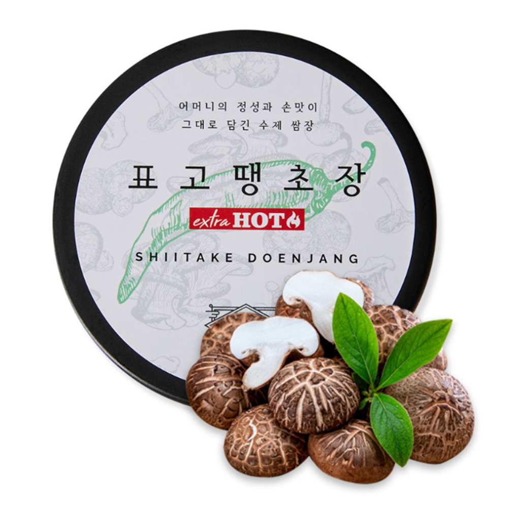 오밀리 표고 땡초장 250g 매콤 감칠맛 밥반찬 등산 캠핑 냉장보관 OM-1005 - 상세 이미지 2