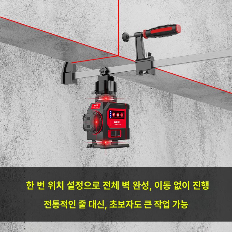 수평기 목공용 적외선 수준기 야외 측정기 건설 작업 빔 라인 레벨 정밀 - 상세 이미지 3