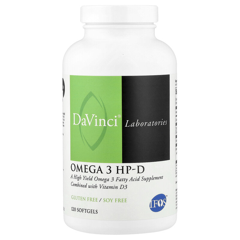 DaVinci Laboratories 오메가3 HP-D 120캡슐, 3개 - 상세 이미지 2