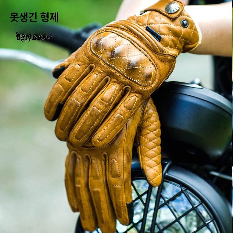 바이크 라이더장갑 클래식 열선장갑 오토바이 글러브 겨울용 방한장갑 발열장갑 - 상세 이미지 3