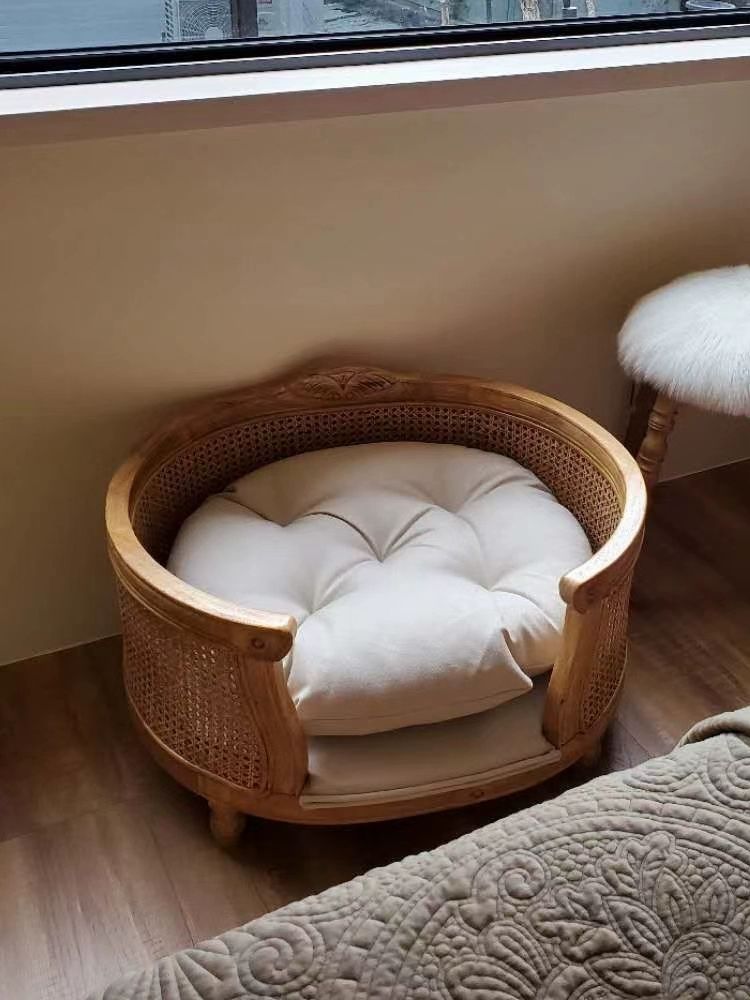 엔틱 강아지침대 반려동물 애견침대 애완견 반려견 애견용 쿠션 방석 빈티지 펫소파 - 상세 이미지 3