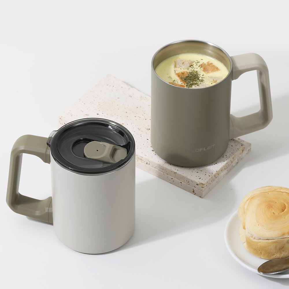 네오플램 이중 보온보냉 스텐 머그컵 540ml 이미지 6