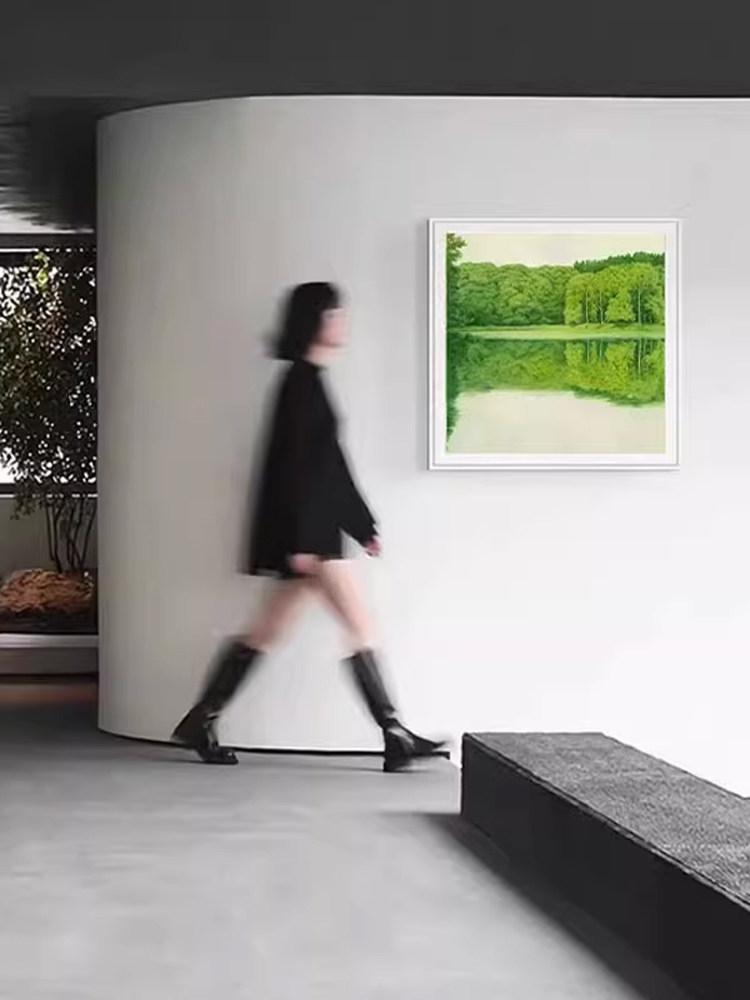 꽃 그림 백드롭페인팅 풍경 유화 아트 홈인테리어 캔버스 벽 장식 데코 공예 포스터 - 상세 이미지 2
