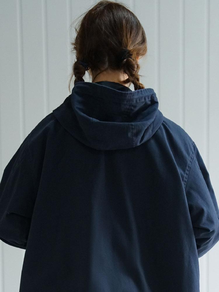 청자켓 아노락 경량 오버핏 집업 컬렉션 우븐 바람막이 남녀공용 후리스 남자 - 상세 이미지 5