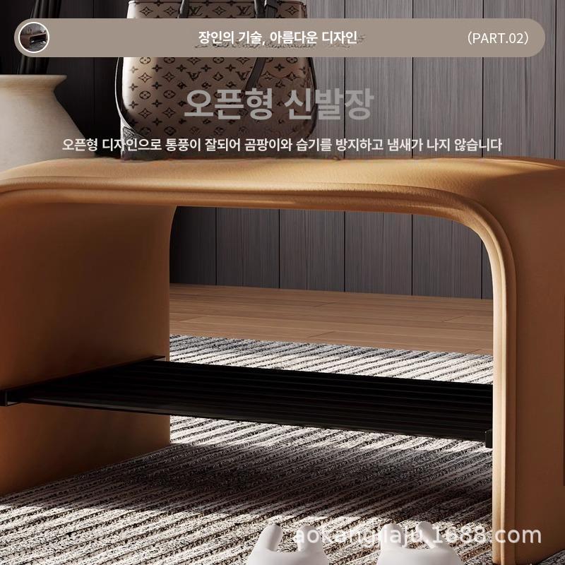 도어형 신발수납장 원룸 신발장 틈새 신발정리함 다용도수납장 양문 현관장 슈즈 복도 - 상세 이미지 4