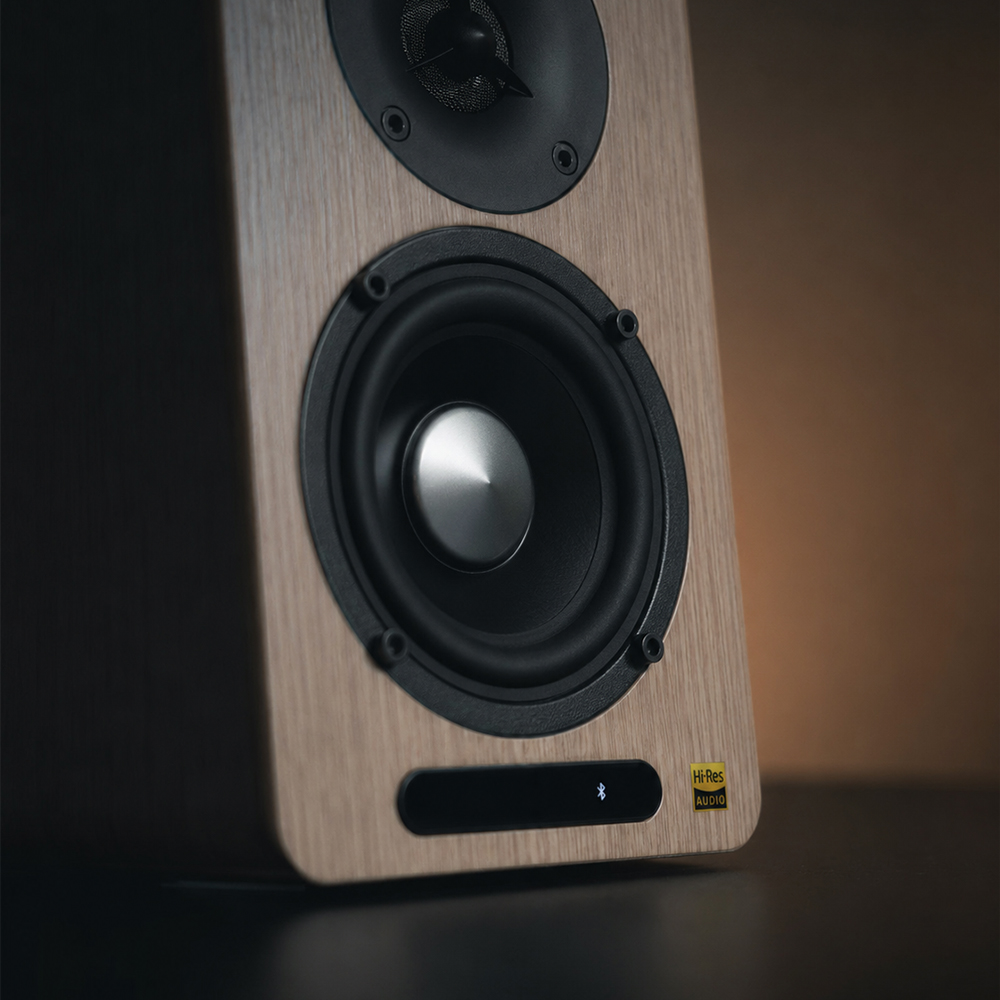 [EDIFIER] AIRPULSE A60 Hi-Fi 블루투스 스피커 월넛 - 상세 이미지 3