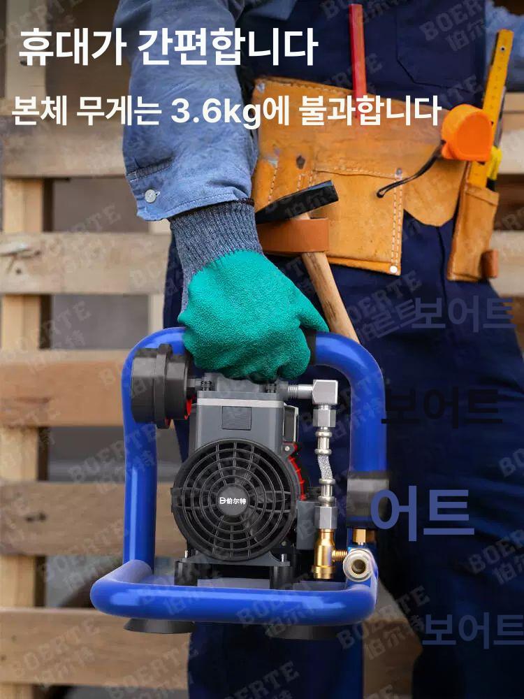 소형 컴프레셔 무선 충전식 가정용 고압 리튬 에어펌프 공기압축기 콤프레샤 배터리 - 상세 이미지 4