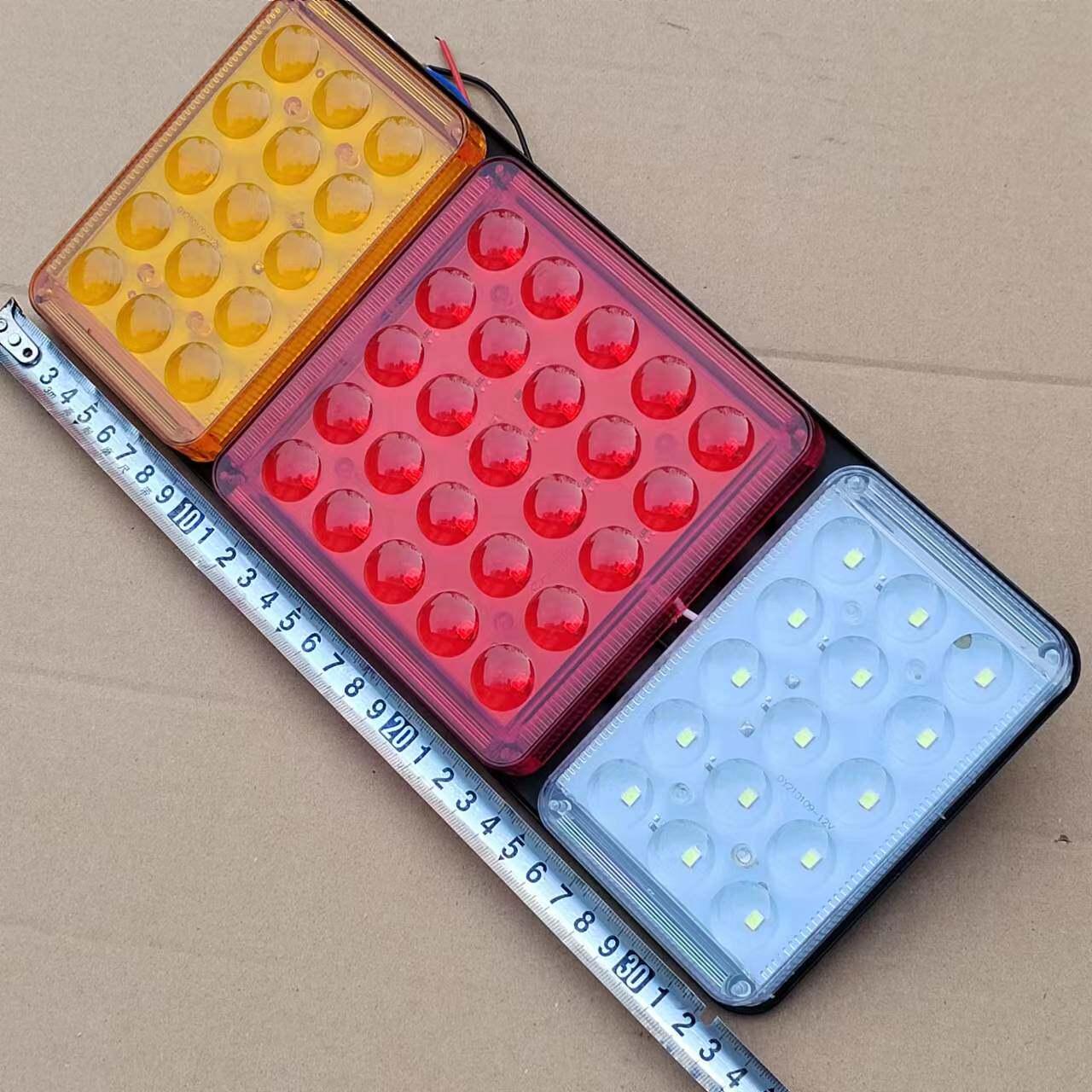 led 테일램프 철판 브레이크등 대형화물트럭 후방등 대형차 설치용 중장비 렌즈 - 상세 이미지 3