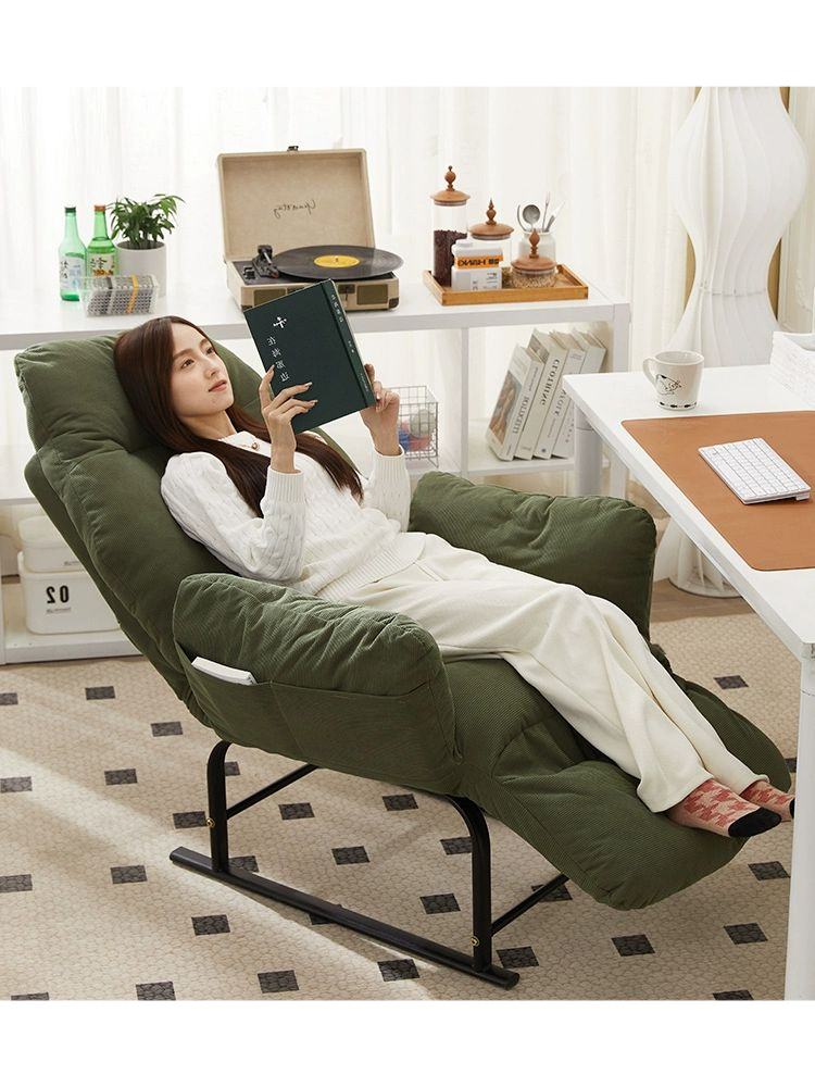 접이식 누울수있는 의자 다리받침 휴식 발받침 사무실 수면의자 폴딩 - 상품 이미지