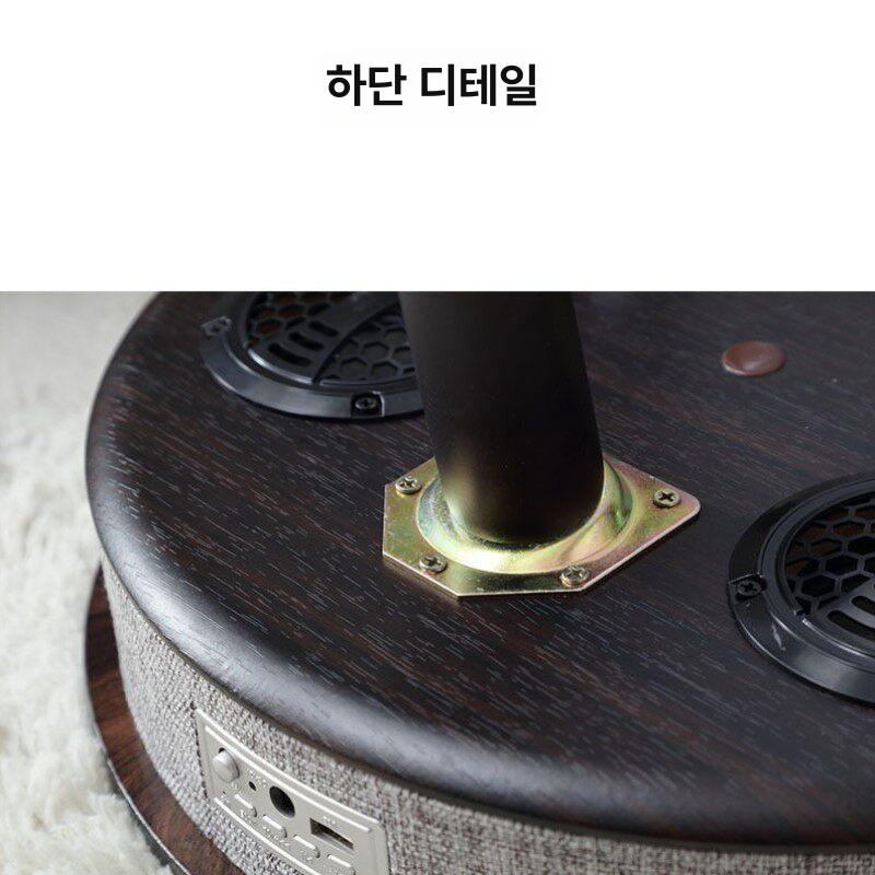 테이블 블루투스스피커 일체형 인테리어 거실 감성 무선 충전 배터리 캠핑 사운드 - 상세 이미지 3