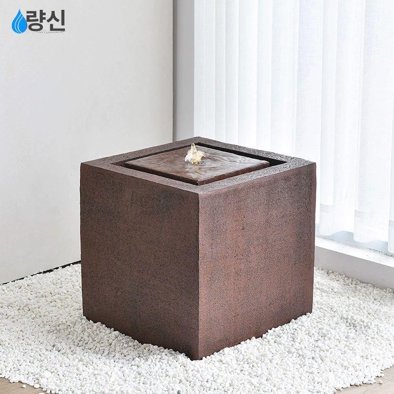 탁상용 물 분수대 실내 장식 폭포 수족관 소형 미니어쳐 정원 조경 소품 - 상세 이미지 2