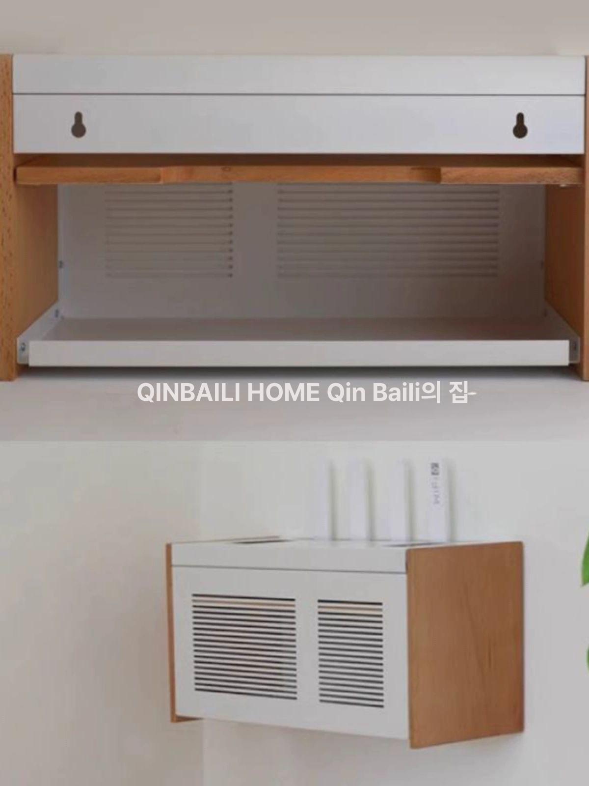 보관 숨기기 공유기정리함 공유기함 가리개 거치대 정리박스 케이블 선정리 수납박스 - 상세 이미지 3