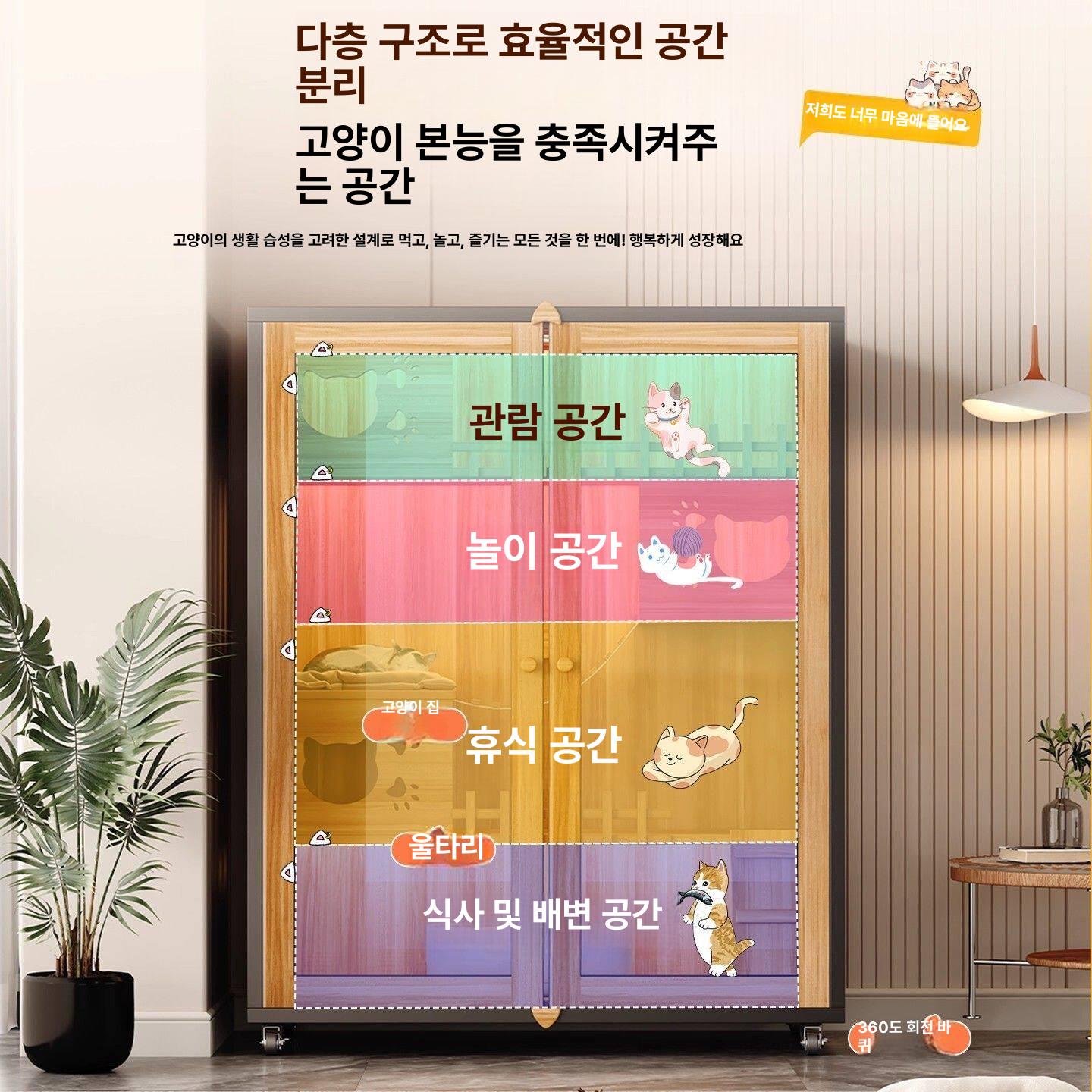 앵무새 대형새장 사육장 둥지 원형 조류 아크릴 횃대 버드케이지 철장 가정용 애완 - 상세 이미지 3
