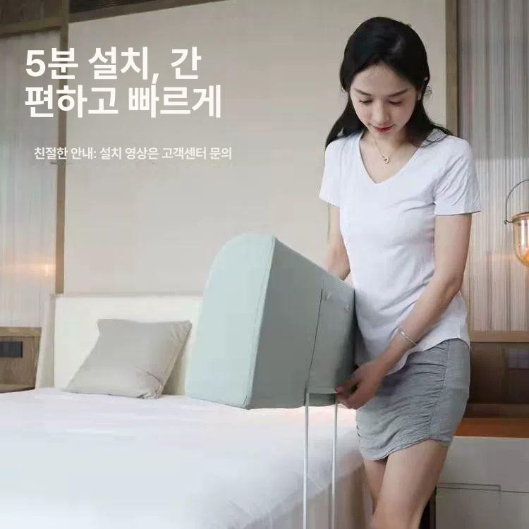 쿠션형 보호대 침대안전가드 돌 높은침대가드 추락 지지대 조절 침대난간 - 상세 이미지 5