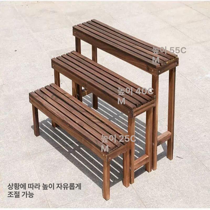인테리어 거실화분정리대 발코니 화분받침대 화분대 화분선반 진열대 계단식 장식 - 상세 이미지 4