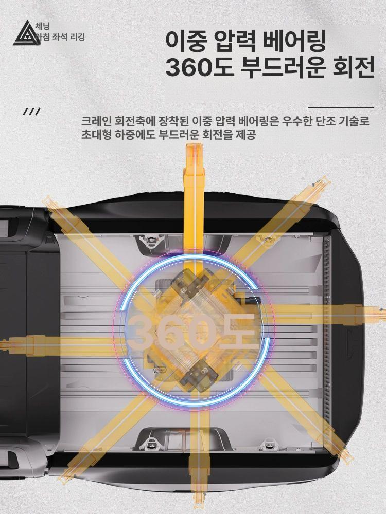 탑재 소형크레인 운반 와이어 차량용윈치 도르래 윈찌 리프팅 장비 제어 견인기 톤 - 상세 이미지 5