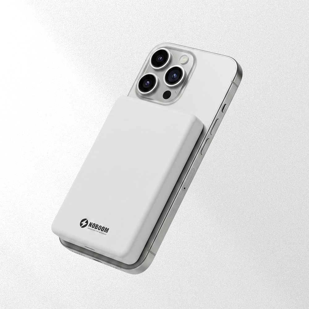 노붐 맥세이프 보조배터리 5000mAh 무선 초고속 미니 휴대용 아이폰 기내반입 준전고체 - 상세 이미지 2