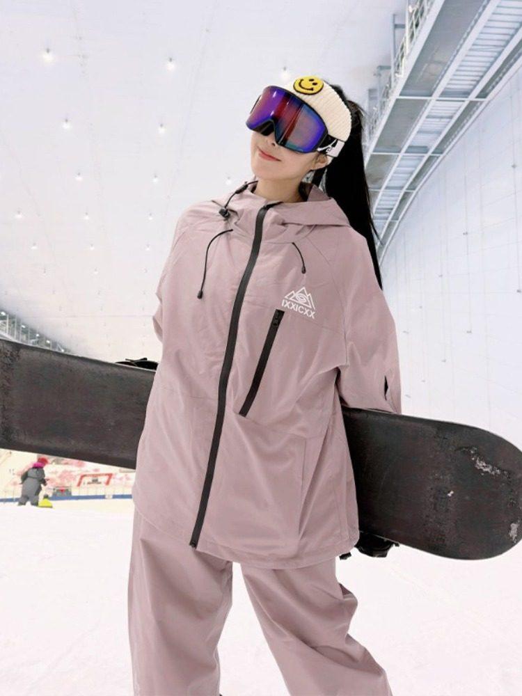 빅사이즈 스노우보드복 방한 남녀 방풍 스키팬츠 보온 하의 남여공용 스키복 바지 - 상세 이미지 4